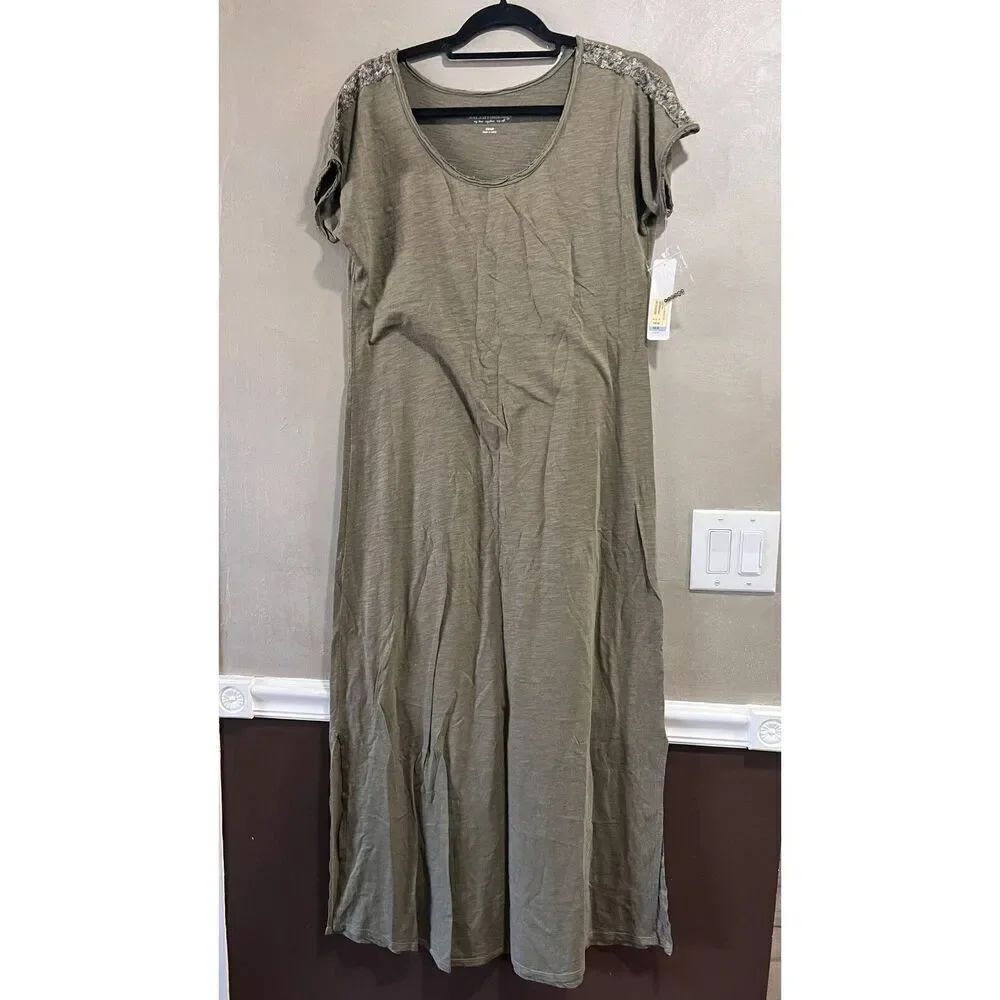 Soft Surroundings Dress Aglow Sequins Maxi Dress XS NEW